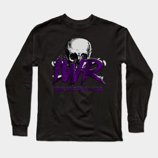 IWR purple logo skull tee Long Sleeve T-Shirt